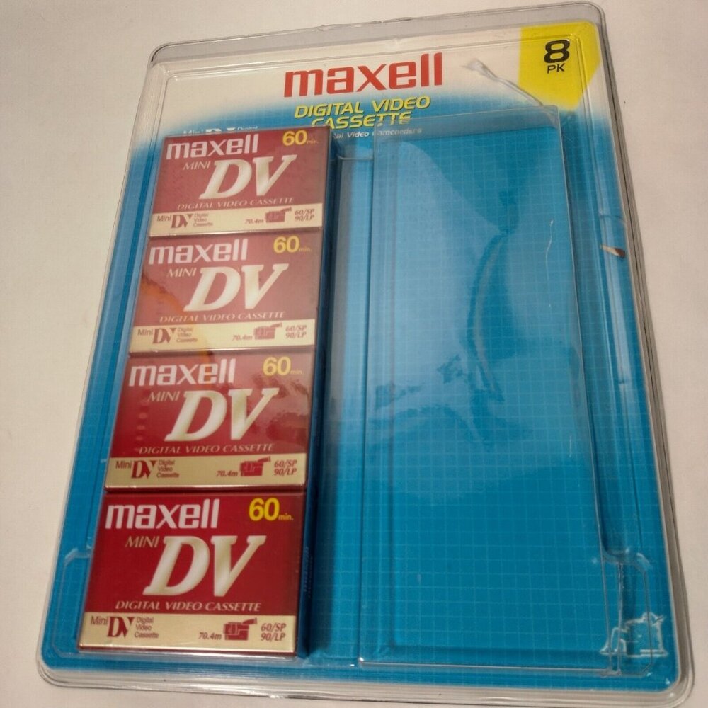 Maxell Digital Video Cassette Lot of 4 Mini DV 60 Minute 70.4m